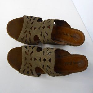 Womens' Cobb Hill by New Balance Slip on Wedge Sandals Size 10M